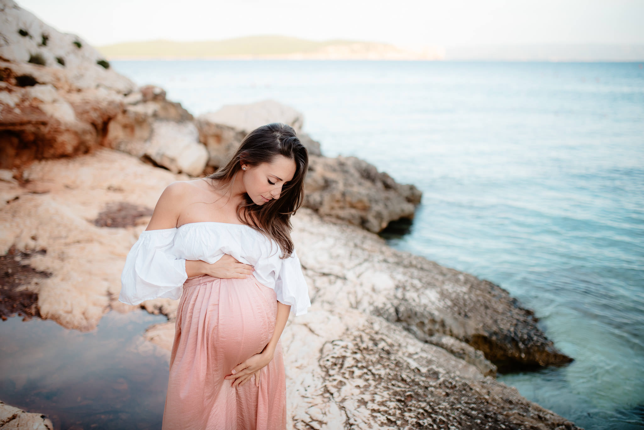 maternity photo sardinia