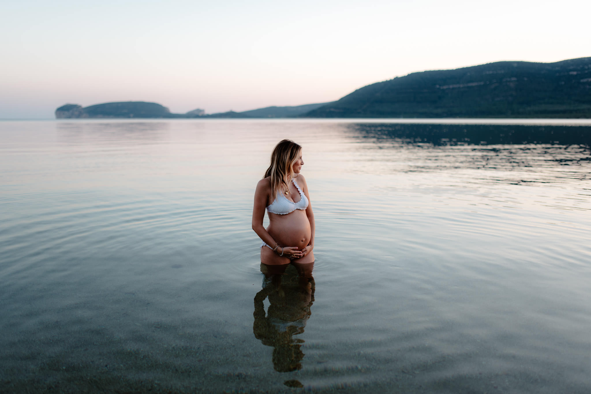 maternity photo sardinia