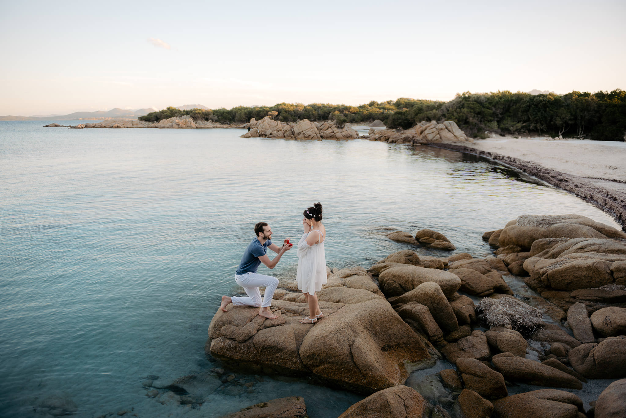 wedding proposal Porto Cervo